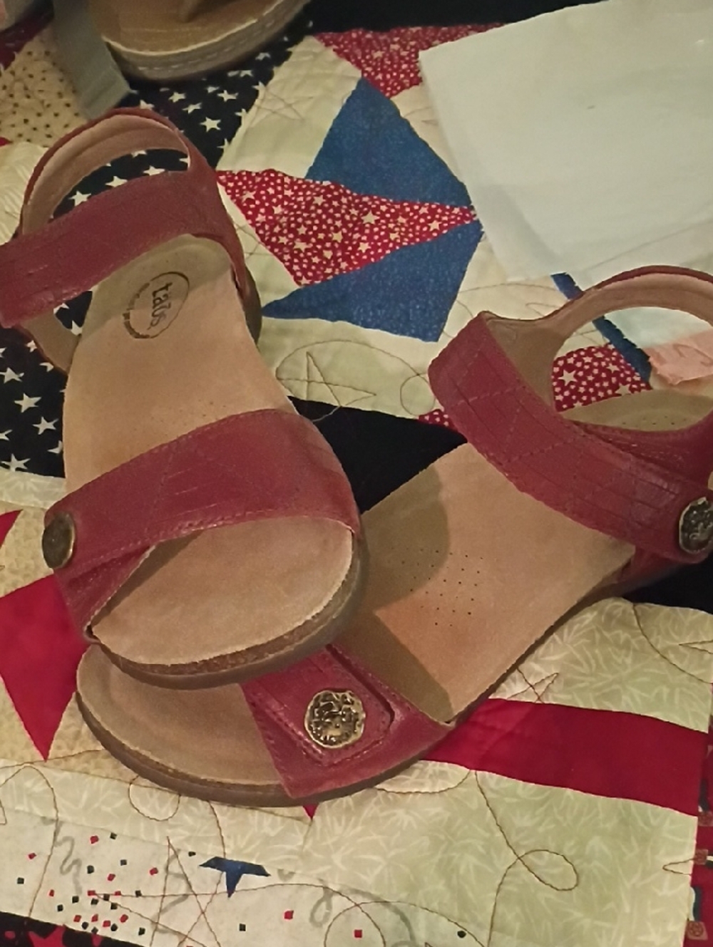 Taos Comfortable Women's Brown Leather Sandals